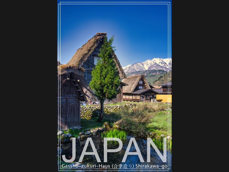 Japan - Gasshō-zukuri-Haus Shirakawa-go